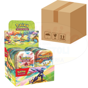 4 Box da 10 Mini Tin Paldea Sfavillante