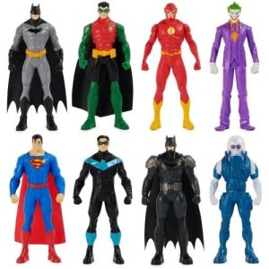 DC Super Heroes – 8 Action Figures Articolate per Bambini e Collezionisti