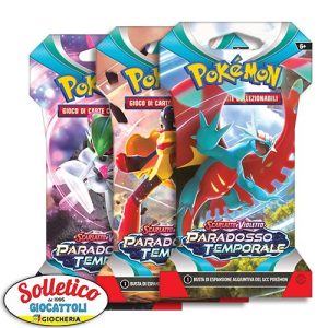 Bundle 3 Foderi – Pokémon Scarlatto e Violetto – Paradosso Temporale (Assortito / Offerta)